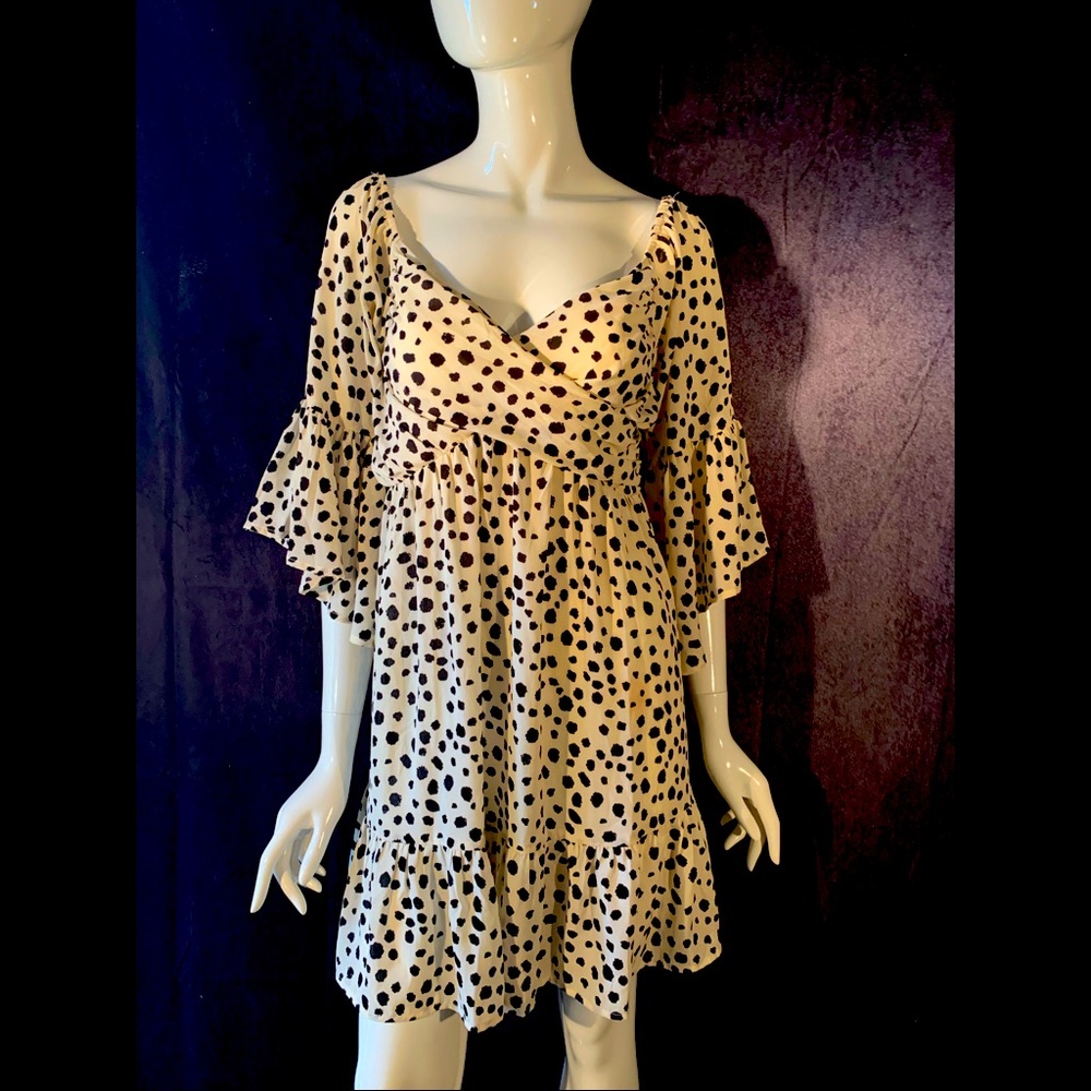 Dalmatian Print Dress